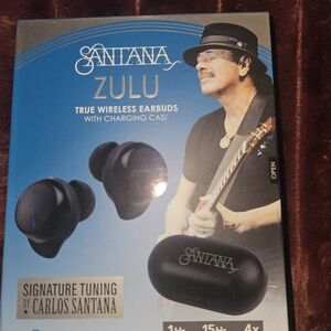 Carlos Santana Zulu True Wireless Earbuds - Black
